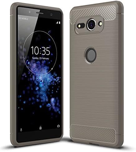 ZOKNEY Textured Pattern Case for Sony Xperia XZ2 Compact Cover Lightweight Soft TPU Anti-Scratch, Easy Grip, Shockproof Armor for Sony Xperia XZ2 Compact Back Cover