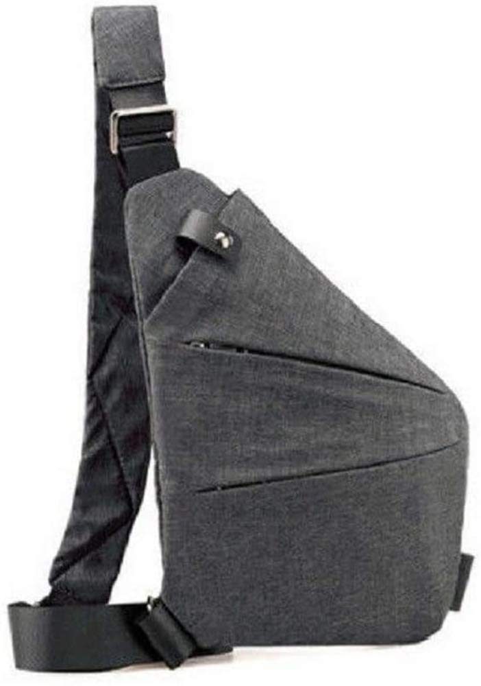 NXowzf Anti-Theft Waterproof coach crossbody bags for women/men (Gray-Right shoulder)