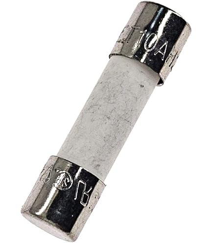 Sourcing Map Lenta Acción Tiempo Retraso Axial Cerámica Fusibles 5 X 20mm 250V 3,15A 10 Piezas