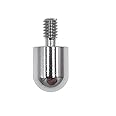 SUXING Spherical Point Contact Point for Dial Digital Indicator Depth Gauge Tip 4-48 UNF Thread Shank (1/4" Diameter)