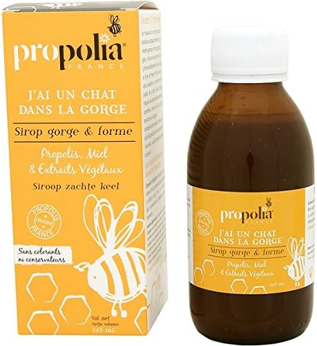 Propolis,Honey & Eucalyptus Throat Syrup. Soothes & Eases Scratchy Irritated Throat. Pleasant Taste