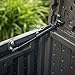 LIFETIME 60298 Heavy Duty Outdoor Storage Deck Box, 130 Gallon, Gray