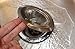 Two Pack Stainless Steel Kitchen Sink Strainers Large Standard Size by Virtual Elements 4.5 Inch Diameter