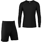 ROAR-INT MMA Rash Guard & BJJ Shorts Set Kids Fight Training Grappling Wear Jiu Jitsu Gi Trunks Outfit Set