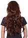Simplicity Women Curly Cosplay Costume Wigs with Free Wig Cap Light Brown