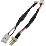 uxcell 5 Pcs 3 Pins Noise Reduction Cable Lead for PC Cooling Fan