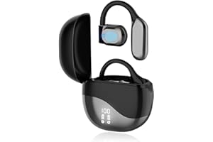 TIOMION Ai Translating Earbuds, 2025 New Wireless Bluetooth Translation Earbuds Real Time Language Translator, 144 Languages Play Music Bluetooth Over-Ear for Travel Business Learning (Black)