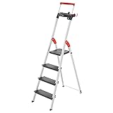 Hailo L100 TopLine | Aluminum folding stepladder