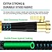 [New 2018] Expandable Garden Hose 50Ft Extra Strong - Brass Connectors with Protectors 100% No-Rust & Leak, 9-Way Spray Nozzle - Best Water Hose for Pocket Use - 100% Flexible Expanding 50ft