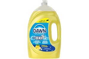 Dawn Ultra Oxi Dish Soap, Dishwashing Liquid, Lemon Scent, 2.21 L