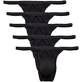 Summer Code Mens Mesh Thong Microfiber Stretch Beathable Pouch Underwear Pack…