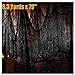 Black Creepy Cloth Halloween Decoration,Gauze Hanging Cloth Ghost Props 300'' X 80'',Super Size Haunted House Backdrop Decor,Scary Spooky Halloween Fabric Decorations for Party Doorways Outdoors
