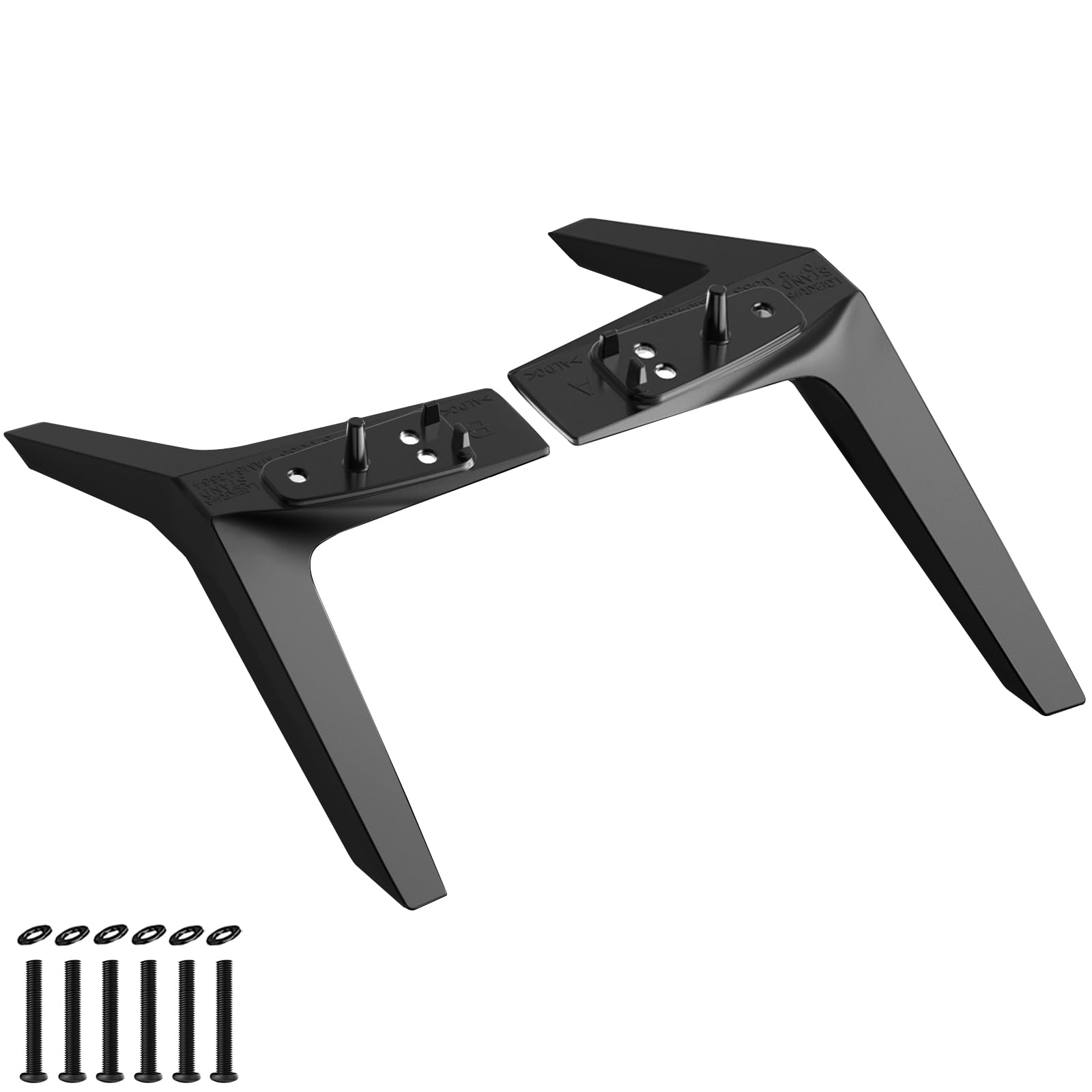 TV Pedestal Feet for LG TV Legs for 70UJ6570 70UK6550PUA 70UK6500PLB 70UM6970 75UJ6500 75UJ657AUB TV Replacement TV Stand Legs for LG Table Top Tv Base Pedestal Feet with Screws