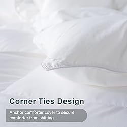 WhatsBedding Queen Feather Comforter, Filled with
