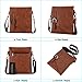 VICUNA POLO Unique Buckle Design Mens Messenger Bag Business Men Shoulder Bag (khaki)