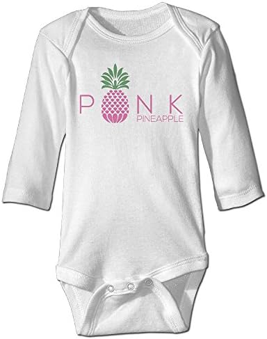 Pink Pineapple Long Sleeves Newborn Baby Special Baby Climbing Clothes Size Key