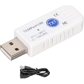 Yinhing TEMPerHUM USB Temperature and Humidity Data Logger PC Thermo Hygrometer with Alarm Function Multi Temperature Humidity for Home Office Use