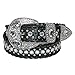 CTM® Women's Western Belt with Rhinestones and Studs