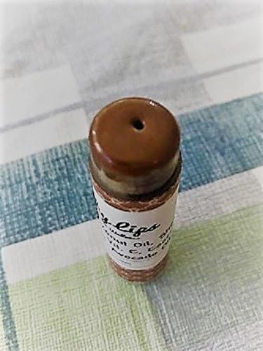 Organic Plant Based Lightly Tinted Lip Balm with Pure Chocolate Essential Oils, Cheek Tint, Organic Vitamin E, Coconut Oil Chapstick, Handmade. Set of Three