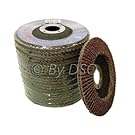 Trade Quality 115mm - 4 1/2'' inch 80 Grit Sanding Flap Disc (10 pack) AB011