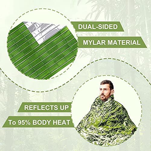 Emergency Blankets 4 Pack ExtraLarge Mylar Emergency Blankets