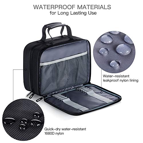 Lizzton Hanging Toiletry Bag for Women Large Travel Cosmetic Bags Accessories Kit Waterproof Makeup Organizer 6 Lizzton Hanging Toiletry Bag for Women Large Travel Cosmetic Bags Accessories Kit Waterproof Makeup Organizer