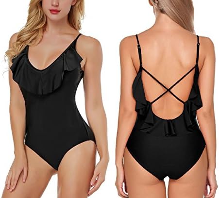 HOYEER Women's Sexy Swimwear One Piece Swimsuit Bikini High Cut Low Back Bathing Suits S-XXL