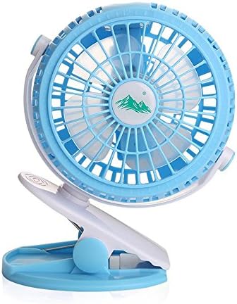 Superbsail Clip Desk Personal Fan, table fans,clip mini fan, 4 Inch 3 Speed Portable Cooling Fan (Blue)