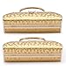 LONGBLE Women Clutch Bag Rhinstone Bowkont and Tassels Decorative Sparkling Vintage Classic Evening Shoulder Bag Girls Ladies Gold Elegant Compact Handbag Purse For Weddings Parties Ceremony (Gold)