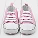 Dealzip Inc Super Cute Unisex Toddler Infant Baby Boy Girls Canvas Sneaker for Prewalker(3-6 months,Pink)
