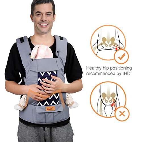 image for Bable Baby Carrier, Baby Carrier Wrap 3 in 1 Ergonomic Multi-Position 