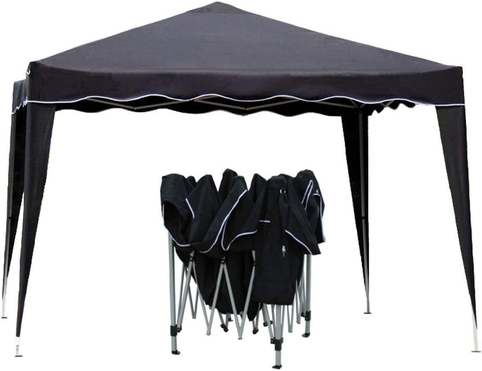 Kronenburg Faltpavillon WASSERDICHT Dachmaß 3 x 3 m UV Schutz 50+ Pavillon in Schwarz