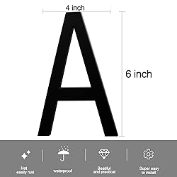 6 Inch House Numbers, Self-adhesive House Number