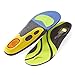 Shock Doctor RE Plus Men's X-Active Athletic Sport Insole, 11-12.5, Black/Green
