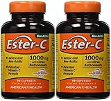 American Health Ester C Capsule, 1000 Mg - 90 per pack (2 Packs per Case)