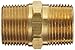 Dixon BCN75 Brass Fitting, Hex Nipple, 3/4