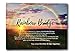 BANBERRY DESIGNS Pet Memorial Print - LED Lighted Canvas Print with The Rainbow Bridge Poem - Rainbow Background with a Sunset Scene - Pet Remembrance Gifts