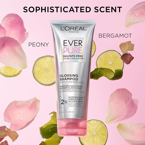 L'Oreal Paris Mascarilla Capilar Laminada Brillante Con Ácido Glicólico, Tratamiento Capilar Para Un Brillo Y Suavidad Duraderos Para Cabello Opaco Y Seco, Everpure, 150 Ml