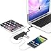 USB 3.0 HUB 6-Port, ICZI 4 Port USB 3.0 Hub with 2 BC 1.2 USB Quick Charging Port for Microsoft Surface 3, Surface Pro 3, Surface Pro 4 and More Other USB Laptops - Black
