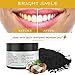 BQ Teeth Whitening Charcoal Powder Coconut Activated Charcoal Teeth Whitening Powder with Toothbrush 100% Natural Food Grade, 2.1 oz | Manufactured in Japan