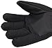 Simplicity Women's Waterproof Outdoors Ski Gloves (01_Black Solid, M)