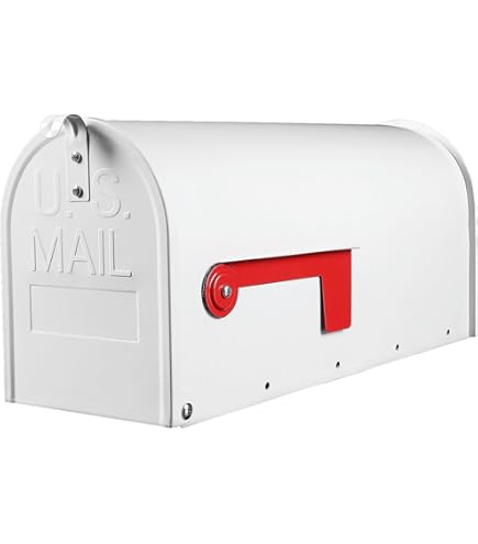 Amazon.com: Solar Group PL10W Plastic Rural White Mailbox : Tools