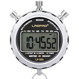 LAOPAO Stopwatch,1/100 Seconden Timing Dagelijkse Waterdichte Elektronische Timer