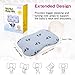 RUNACC Baby Head Shaping Pillow, Memory Foam Infant Sleeping Pillow, Head Support Cushion for Preventing Flat, Sharp Head with Washable Cotton Pillow Cover