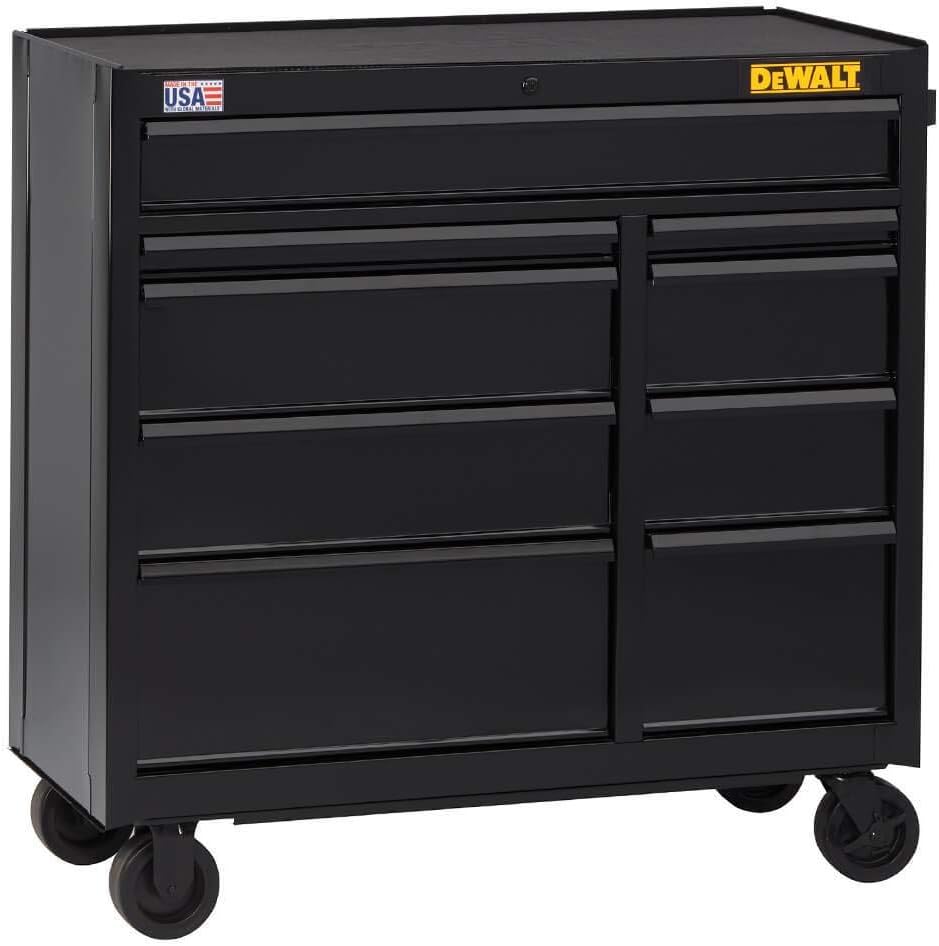 DEWALT 41 in. Wide 9-Drawer Rolling T