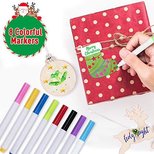 2 Joyjoz+Christmas+Ornaments+Unfinished+Markers