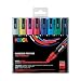 Posca PXPC5M8 Acrylic Paint Marker Set, Medium, Assorted primary
