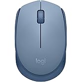 Logitech M170 Wireless Mouse for PC, Mac, Laptop, 2.4 GHz with USB Mini Receiver, Optical Tracking, 12-Months Battery Life, A