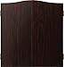 Viper Vault Cabinet & Shot King Sisal/Bristle Dartboard Ready-to-Play Bundle with Two Sets of Steel-Tip Darts, Throw Line, and Dry Erase Scoreboards, Walnut Finish