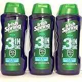 Irish Spring Gear 3-in-1 Body Wash, 15 Ounce (Pack of 3)